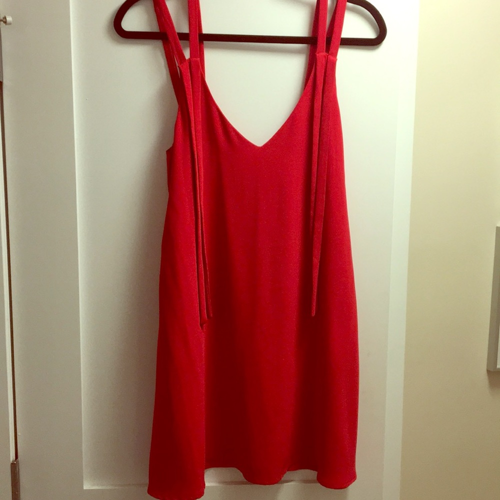 Classic red dress
